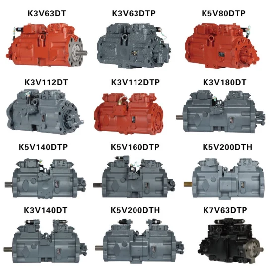 Главный насос экскаватора Volvo Гидравлический насос для Cat Komatsu Hyundai Volvo Hitachi Kobelco Doosan Daewoo Sumitomo Kyb Kawasaki Шестеренчатый поршневой насос высокого давления